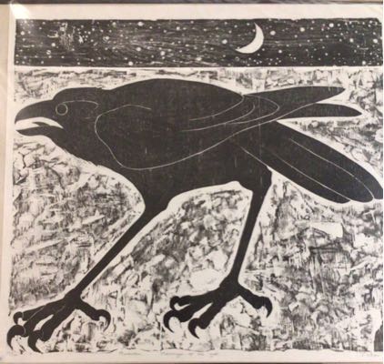 Peter Fox. Marburon. Messenger of the Gods. Limited edition woodcut print